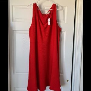 Loft Plus Red Dress NWT! Smoke and pet free home!